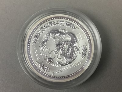 Lot 632 - A COLLECTION OF SILVER AND OTHER COINS, WITHIN CASE, INCLUDING SOME LOOSE EXAMPLES