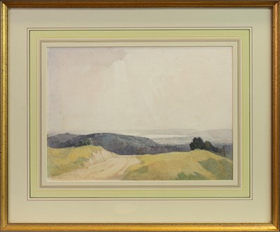 Lot 643 - IN THE SEVERN VALLEY, A WATERCOLOUR BY WALTER HERBERT ALLCOTT