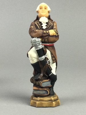 Lot 645 - A RESIN FRENCH REVOLUTION FIGURE CHESS SET