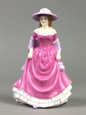 Lot 647 - A ROYAL DOULTON FIGURE OF 'SUMMER BREEZE' ALONG WITH NINE OTHERS