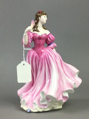 Lot 649 - A ROYAL DOULTON FIGURE OF 'LAUREN' AND TEN OTHERS