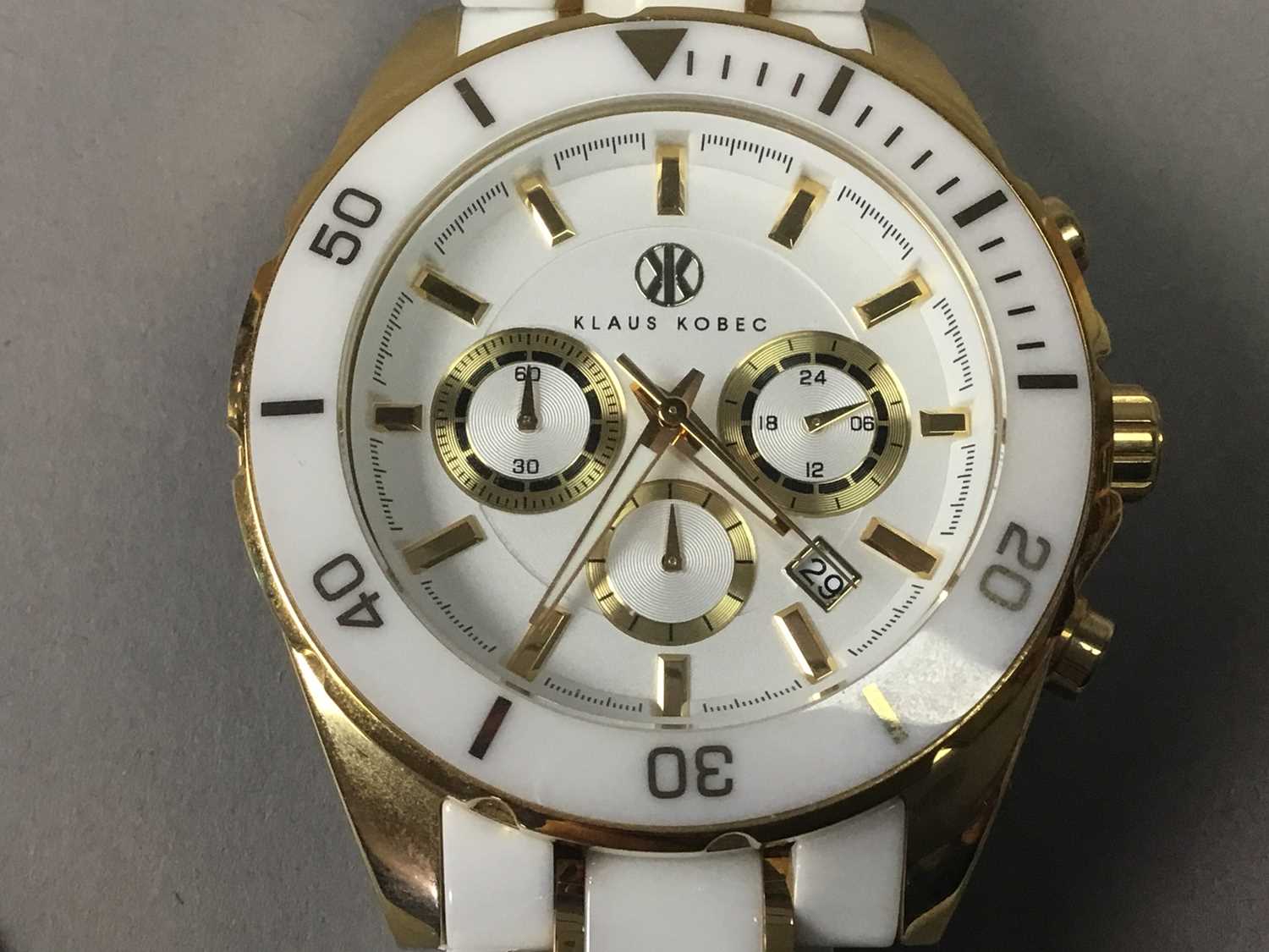 Lot 669 - A KLAUS KOBEC WATCH AND OTHER FASHION WATCHES