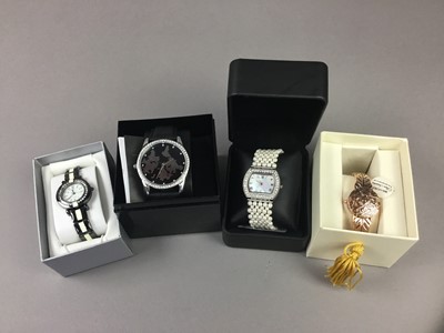 Lot 669 - A KLAUS KOBEC WATCH AND OTHER FASHION WATCHES