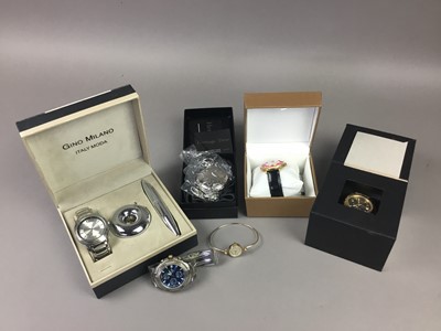 Lot 669 - A KLAUS KOBEC WATCH AND OTHER FASHION WATCHES