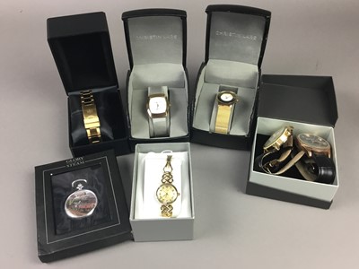 Lot 669 - A KLAUS KOBEC WATCH AND OTHER FASHION WATCHES