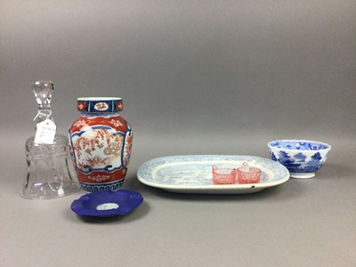 Lot 46 - A LOT OF 19TH CENTURY AND LATER CERAMICS AND GLASS