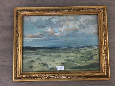 Lot 7 - ROYAL TROON, 11TH TEE, OIL ON BOARD  AND ANOTHER