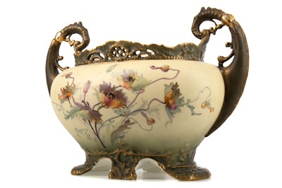 Lot 452 - A TWIN HANDLED PLANTER BY TURN WIEN