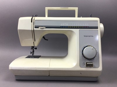 Lot 259 - TWO ELECTRIC SEWING MACHINES AND ACCESSORIES