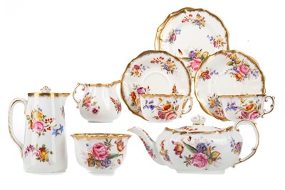 Lot 752 - A HAMMERSLEY & CO 'DRESDEN SPRAYS' PATTERN TEA FOR TWO SET