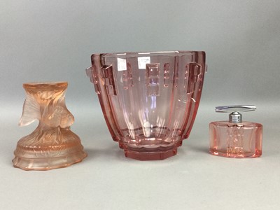 Lot 106 - A LOT OF PINK GLASS