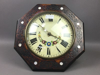 Lot 159 - A HAUSER & WALDIE WAG AT THE WALL CLOCK  AND ANOTHER CLOCK