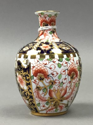Lot 146 - A ROYAL CROWN DERBY VASE AND ANOTHER VASE