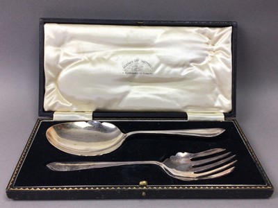Lot 170 - A SELECTION OF SILVER PLATED FLATWARE