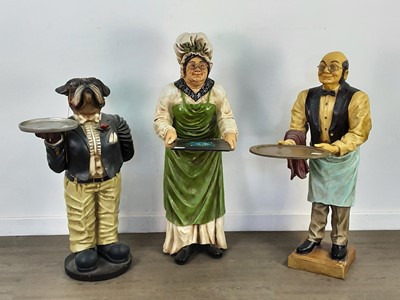 Lot 179 - A GROUP OF THREE REPRODUCTION DUMB WAITERS