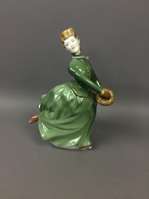 Lot 188 - A ROYAL DOULTON FIGURE OF 'GRACE' AND OTHERS