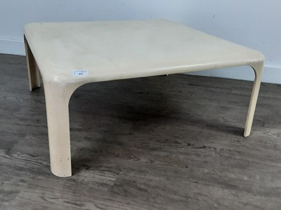 Lot 399 - VICO MAGISTRETTI FOR ARTEMIDE MILANO 'DEMETRIO 70' COFFEE TABLE