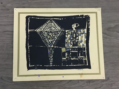 Lot 220 - A SMALL GROUP OF UNFRAMED ABSTRACT PICTURES