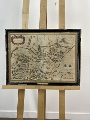 Lot 142 - A BLAEU MAP OF SUTHERLAND