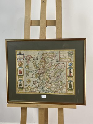 Lot 140 - A JOHN SPEED MAP- THE KINGDOME OF SCOTLAND