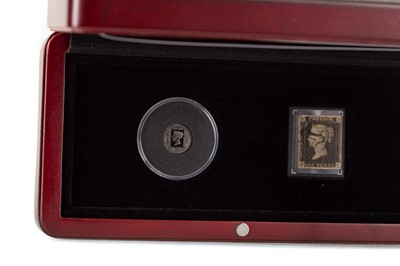 Lot 18 - THE PENNY BLACK GOLD PROOF COIN AND STAMP SET