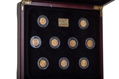 Lot 19 - THE KING EDWARD VII FULL REIGN BRITISH EMPIRE GOLD SOVEREIGN SET