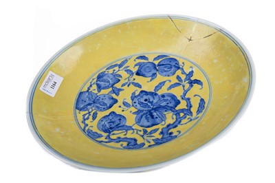 Lot 1164 - A LARGE CHINESE 'PEACHES' BOWL