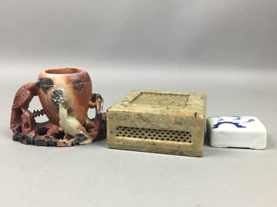 Lot 267 - A COLLECTION OF CHINESE CALIGRAPHY AND OTHER ACOUTREMENTS