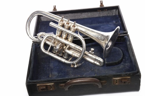Lot 1027 - BESSON & CO. CLASS A SILVER PLATED BRASS...
