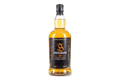 Lot 116 - SPRINGBANK 10 YEAR OLD
