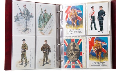 Lot 445 - WORLD - MILITARY POSTCARDS