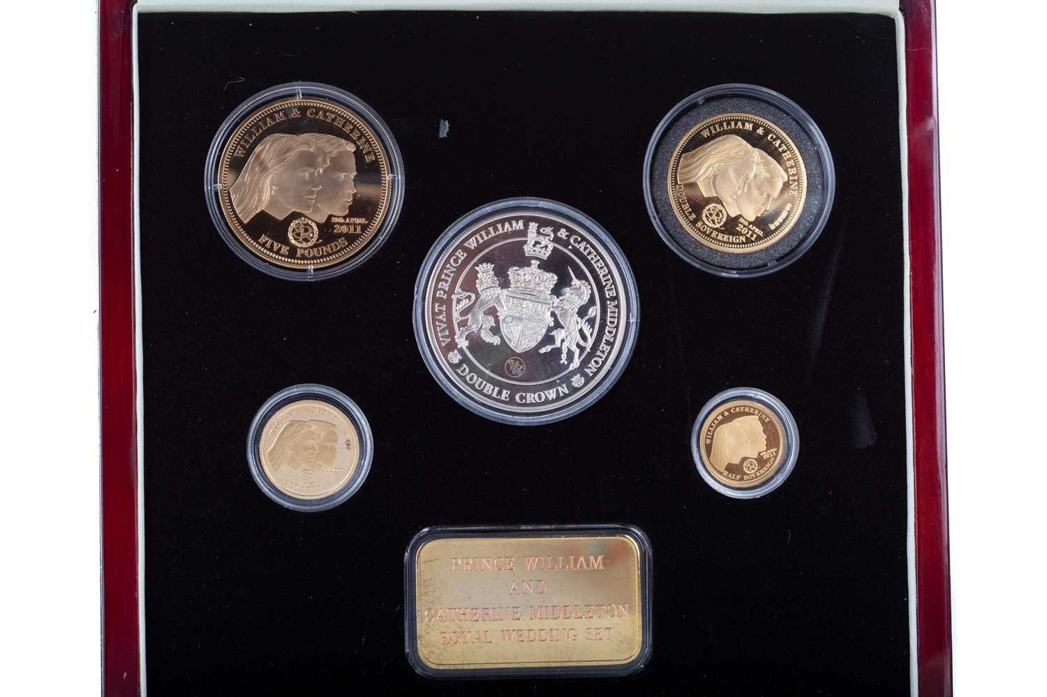 Lot 35 - THE WILLIAM AND KATE GOLD AND SILVER COIN SET