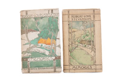 Lot 447 - TWO COPIES OF R.L. STEVENSON'S MEMORIES, ILLUS. BY JESSIE MARION KING (SCOTTISH, 1875-1949)