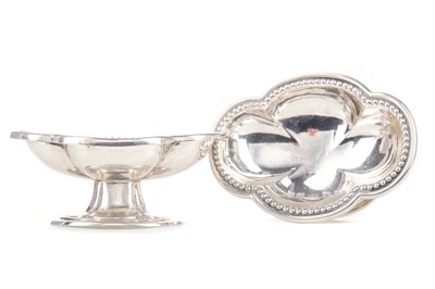 Lot 7 - A PAIR OF VICTORIAN SILVER SALT CELLARS