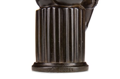 Lot 280 - JUST ANDERSEN (DANISH, 1884-1943), A BRONZED FIGURE OF A BOY