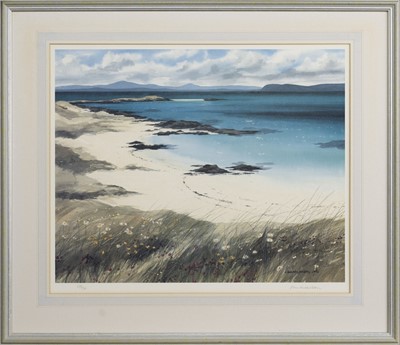 Lot 100 - A VIEW TO THE ISLANDS, A SIGNED PRINT BY JIM NICHOLSON