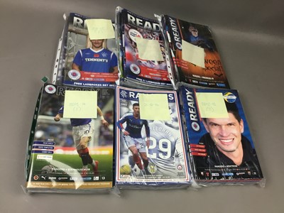 Lot 461 - A COLLECTION OF RANGERS FOOTBALL CLUB PROGRAMMES