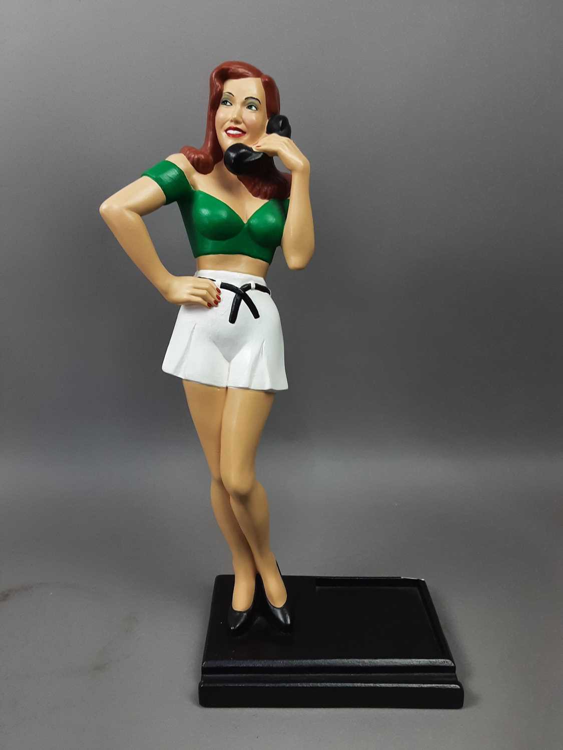 Lot 459 - NINE EROTIC COMPOSITE FIGURES OF LADIES