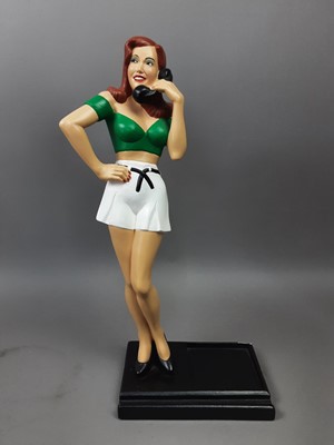 Lot 459 - NINE EROTIC COMPOSITE FIGURES OF LADIES