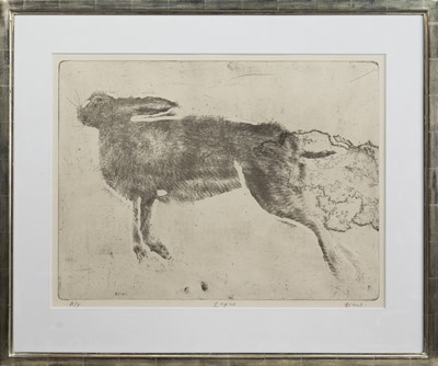 Lot 152 - LEPUS, AN ETCHING BY BRENT MILLAR