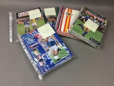 Lot 467 - A COLLECTION OF RANGERS FOOTBALL CLUB PROGRAMMES