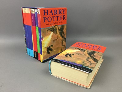 Lot 251 - A SET OF FOUR TED SMART PUBLISHED HARRY POTTER BOOKS