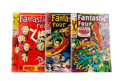 Lot 993 - MARVEL COMICS - FANTASTIC FOUR, ISSUES 63, 75 and 100