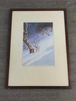 Lot 174 - TREES, A WOODCUT BY OSCAR DROEGE