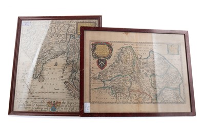 Lot 31 - TWO 17TH CENTURY MAPS AFTER SANSON