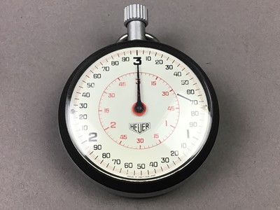 Lot 9 - TWO STOPWATCHES BY HEUER AND SMITHS