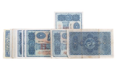 Lot 67 - A COLLECTION OF BRITISH LINEN BANKNOTES AND ONE OTHER