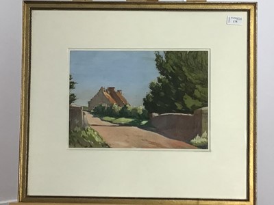 Lot 175 - FIFE COTTAGE, A PASTEL BY JAMES R GILFILLAN