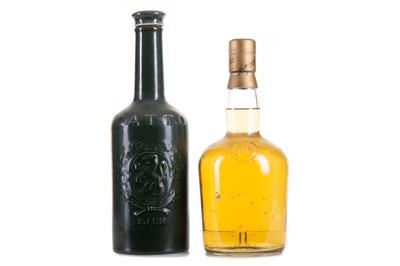 Lot 155 - CATTO'S CERAMIC DECANTER AND J&B CLASSIC 75CL