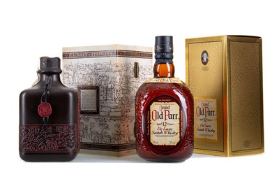 Lot 165 - GRAND OLD PARR 12 YEAR OLD 93.75CL AND OLD PARR TRIBUTE 75CL